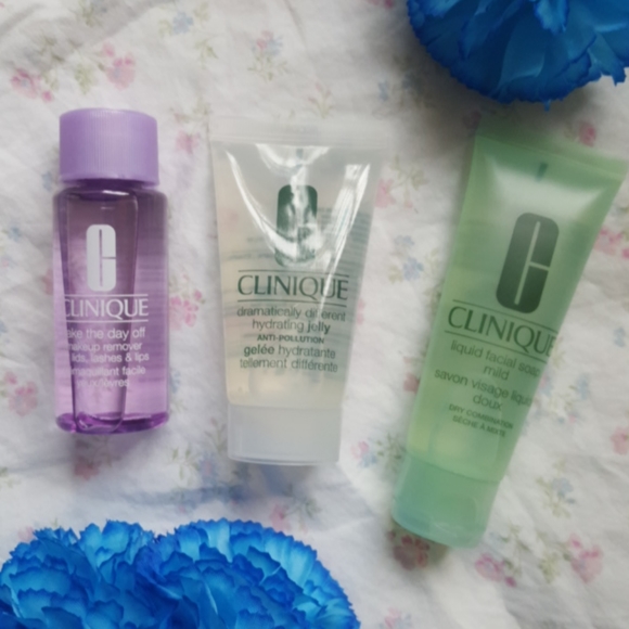 Clinique Other - Clinique Facial cleanup set makeup remover, soap.